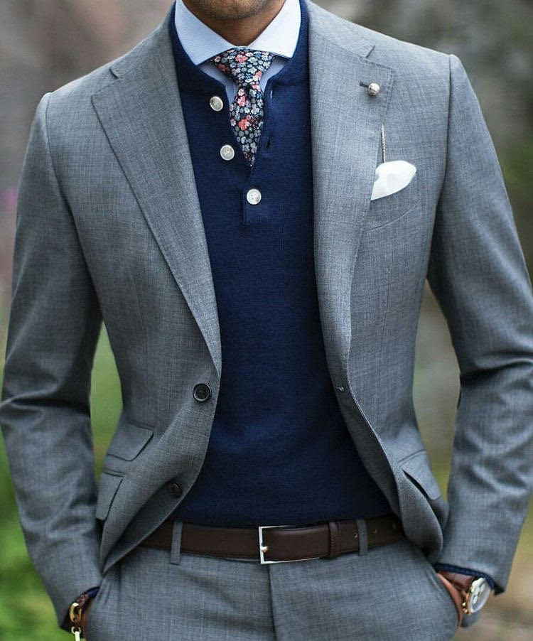 Suiting and Knitwear (Smart Casual Look) - A Hand Tailored Suit UK
